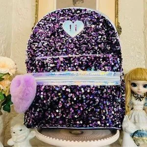 Jojo Siwa X Valcóm - Velvet Holographic Sequins apliqué RARE ** Firm Price jojo siwa holographic shimmer body spray 8.12 fl. oz. | Five  main image 4